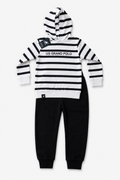 Completo Bambino con Felpa a Righe e Pantalone in Felpina – US GRAND POLO