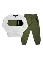 Completo bambino in cotone garzato