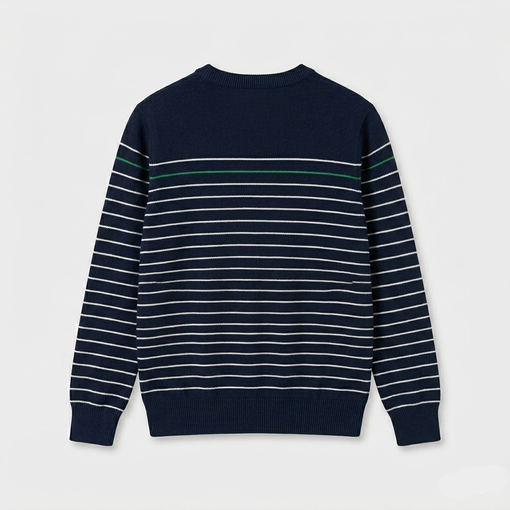 Maglia rigata in filo 100% cotone