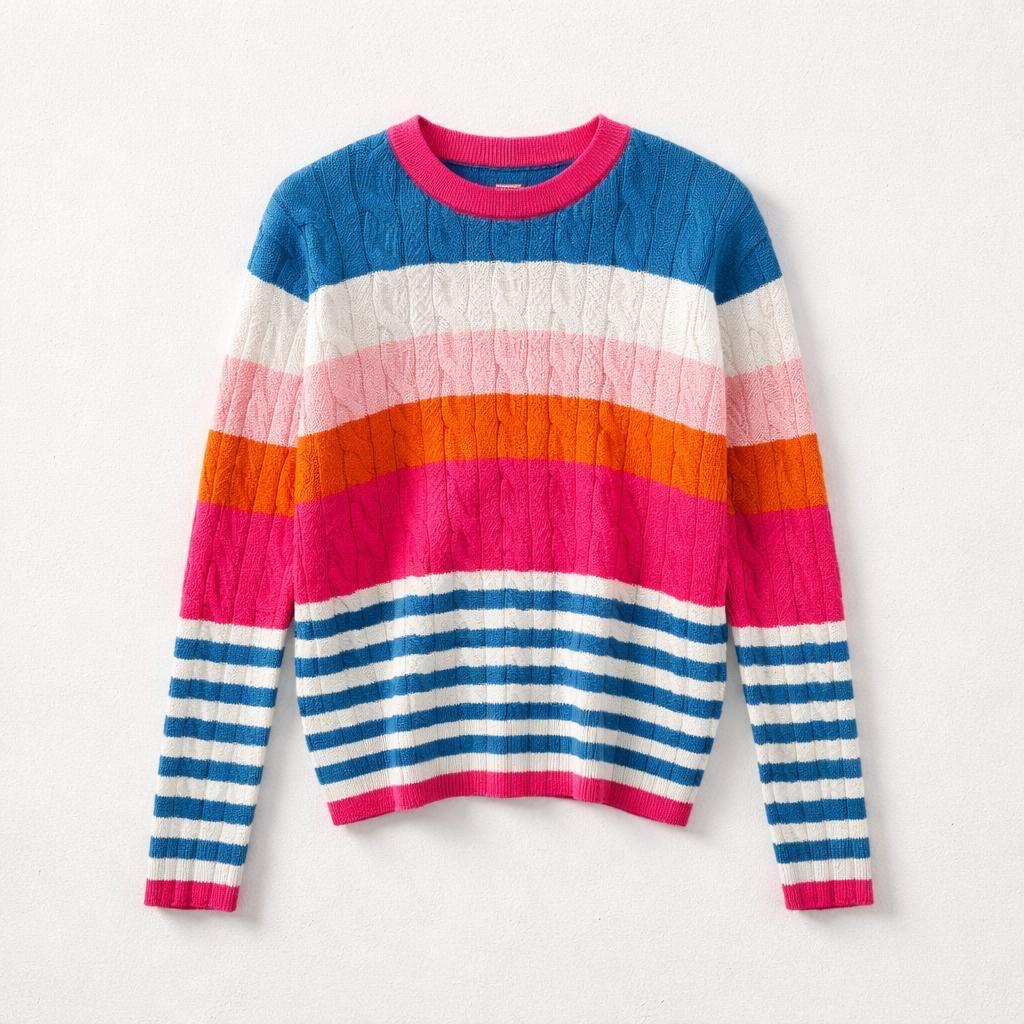 Maglioncino multicolor 100% cotone