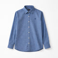 Camicia denim di puro cotone