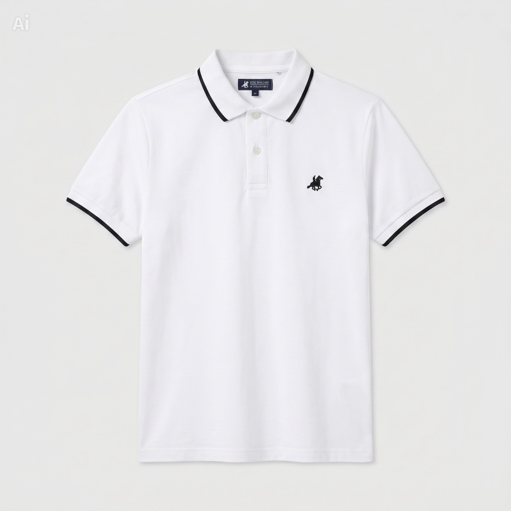 Polo cotone piqué mezza manica