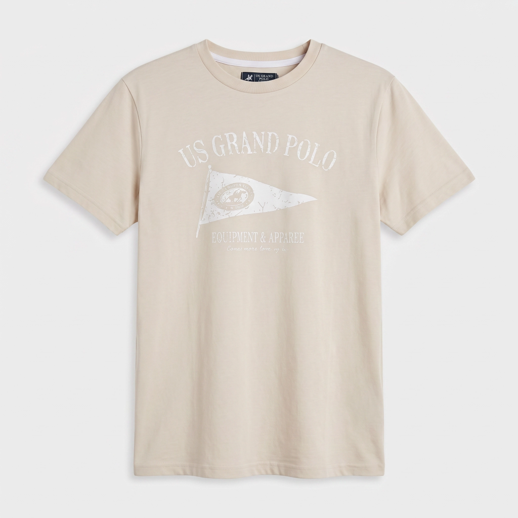 T-shirt girocollo stampa “US GRAND POLO”