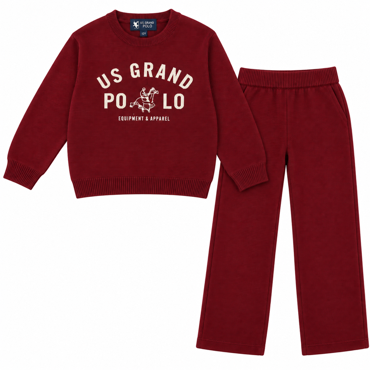COMPLETO GIROCOLLO IN MAGLIA US GRAND POLO
