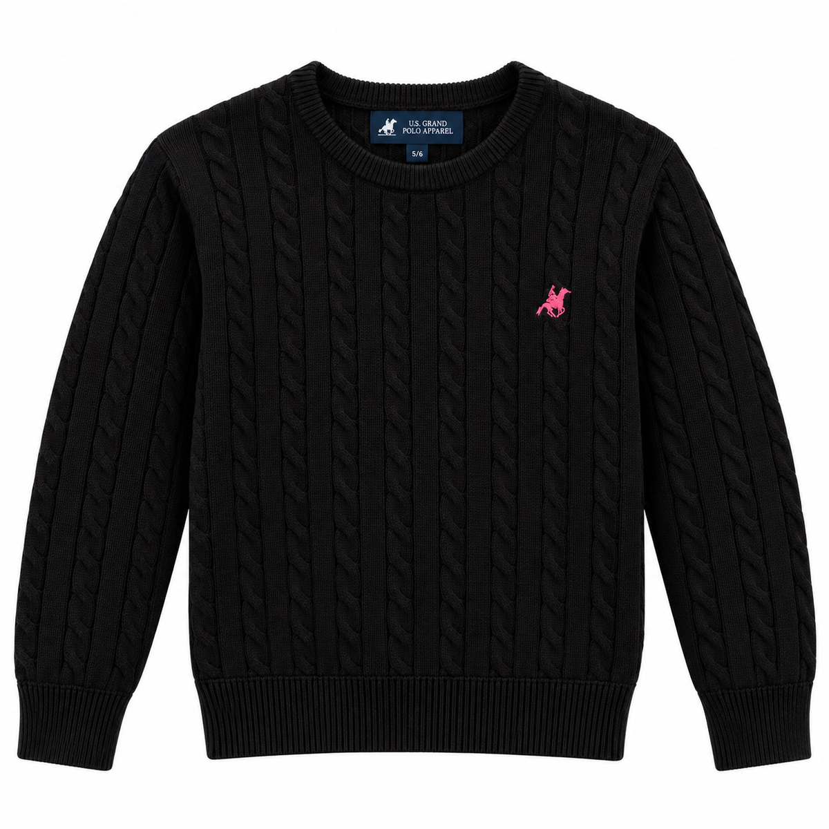 Maglia treccie femminuccia US GRAND POLO