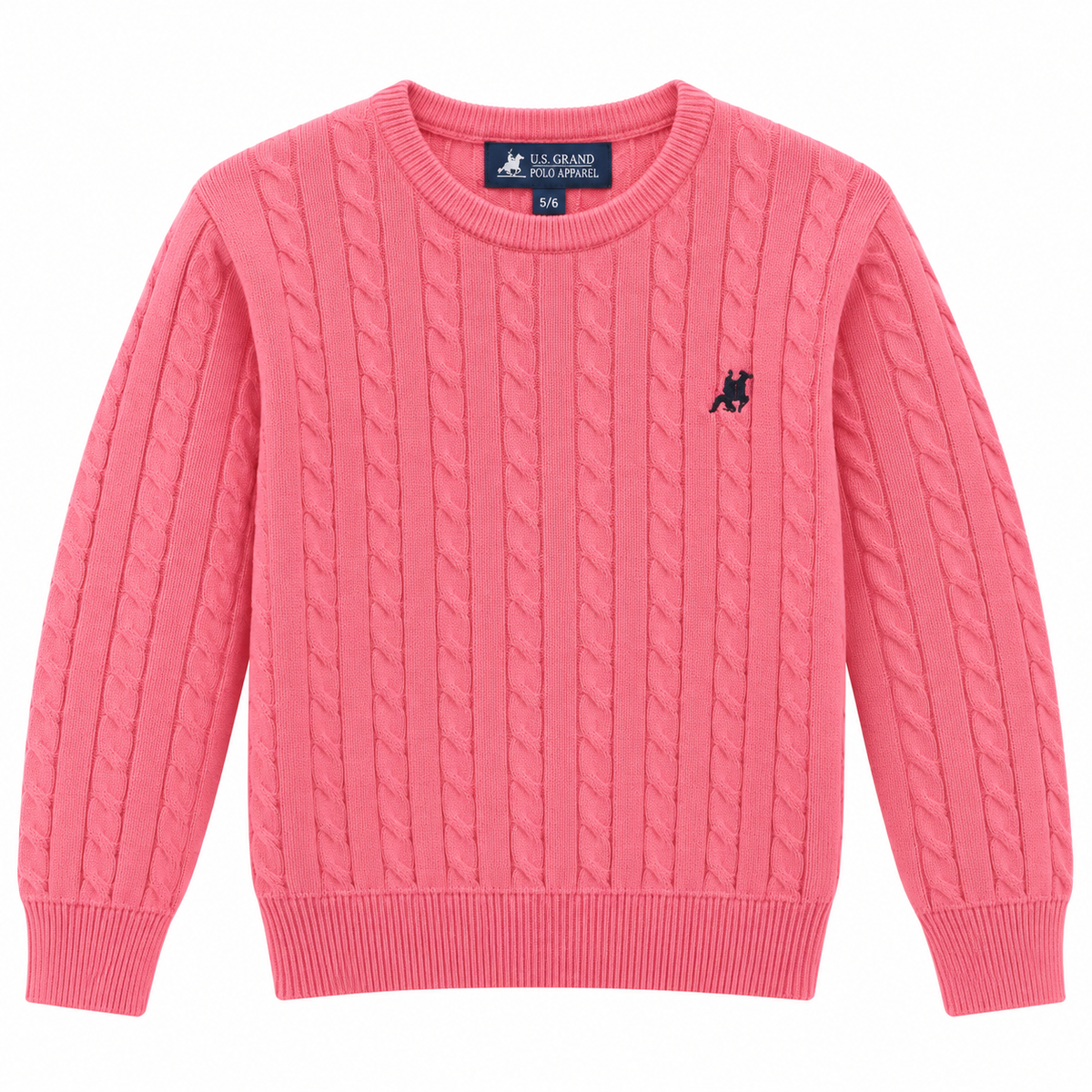 Maglia treccie femminuccia US GRAND POLO
