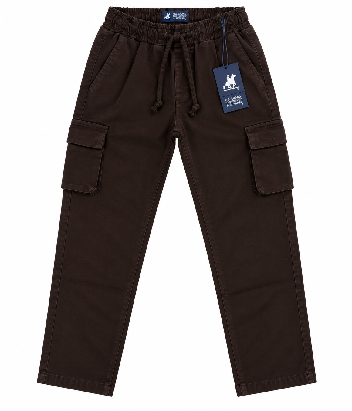 PANTALONE IN GABARDINE cargo US GRAND POLO- RAGAZZO