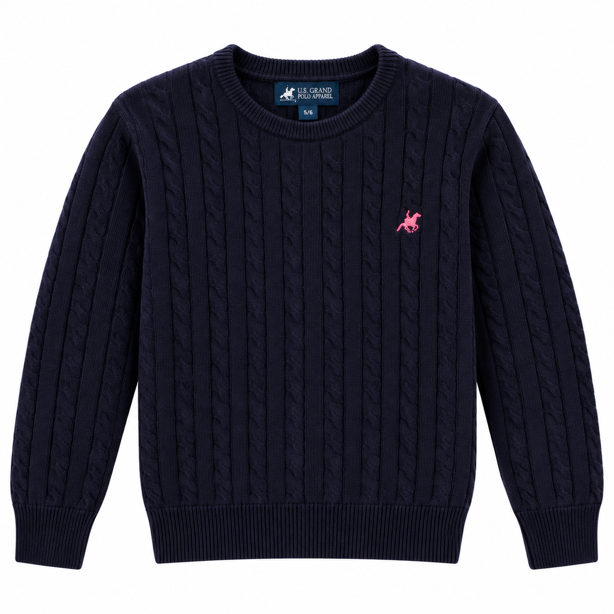 Maglia treccie femminuccia US GRAND POLO
