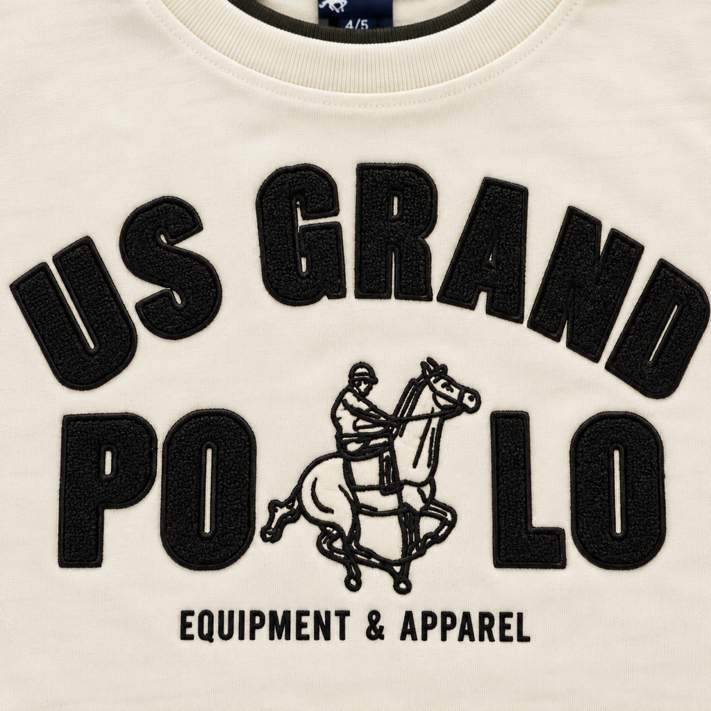 MAGLIA MANICA LUNGA RAGAZZO US GRAND POLO RICAMO