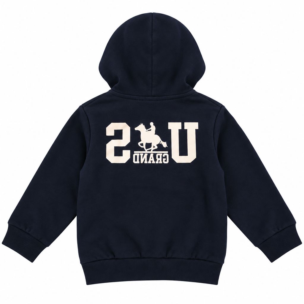 COMPLETO TUTA CAPPUCCIO E ZIP  US GRAND POLO- BIMBO