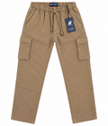 PANTALONE IN GABARDINE CARGO US GRAND POLO- BIMBO