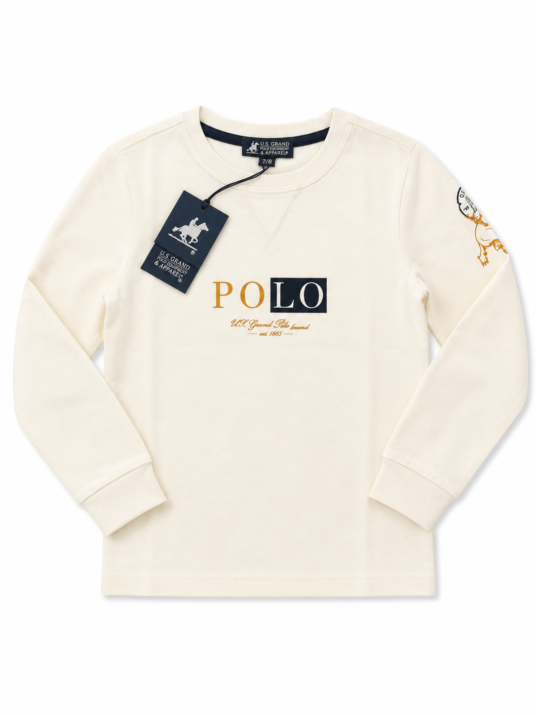 MAGLIA MANICA LUNGA bimbo US GRAND POLO