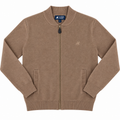 CARDIGAN IN MAGLIA CON ZIP RAGAZZO US GRAND POLO