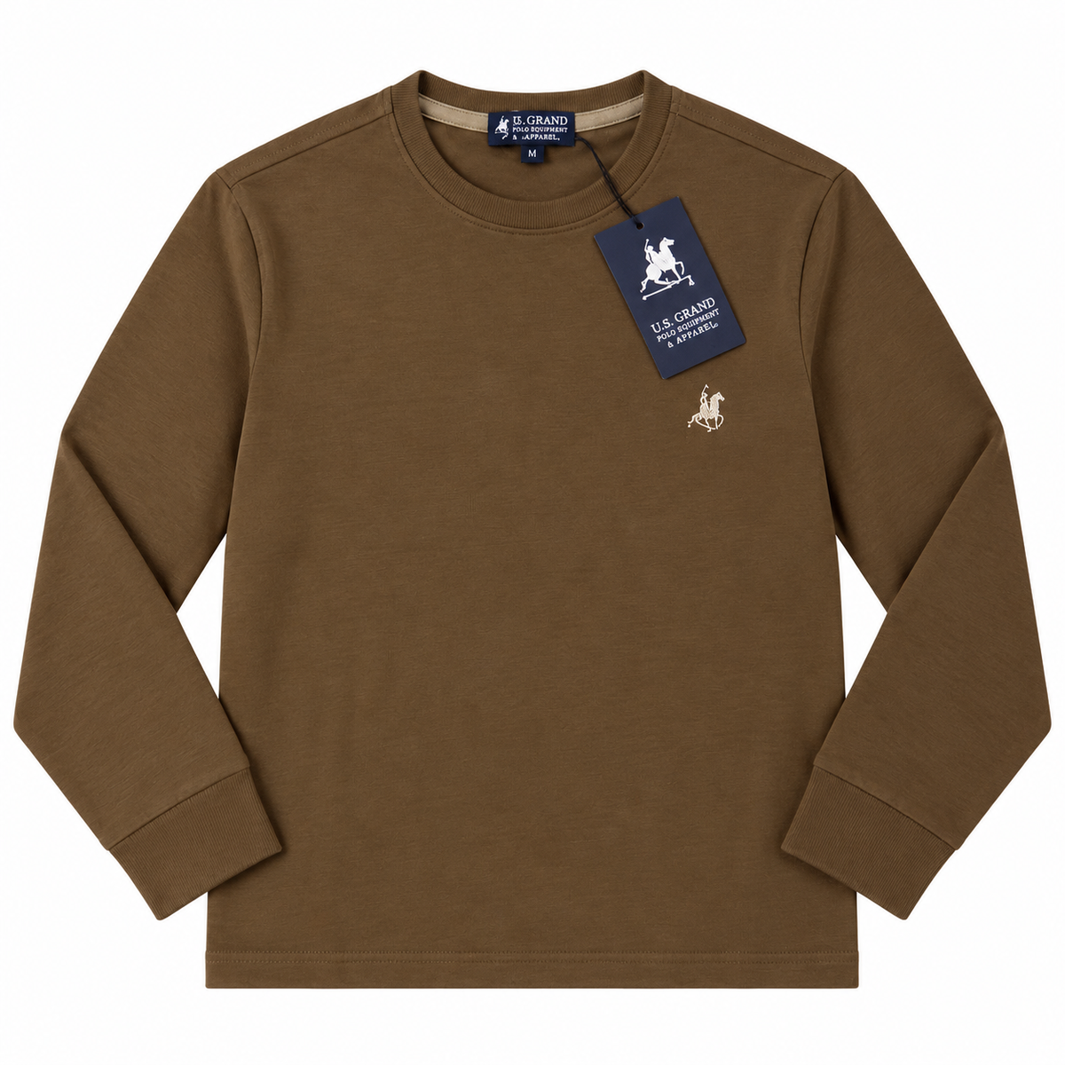 MAGLIA GIROCOLLO MANICA LUNGA RAGAZZO US GRAND POLO