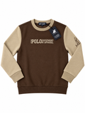 FELPA GIROCOLLO  BICOLOR RAGAZZO US GRAND POLO