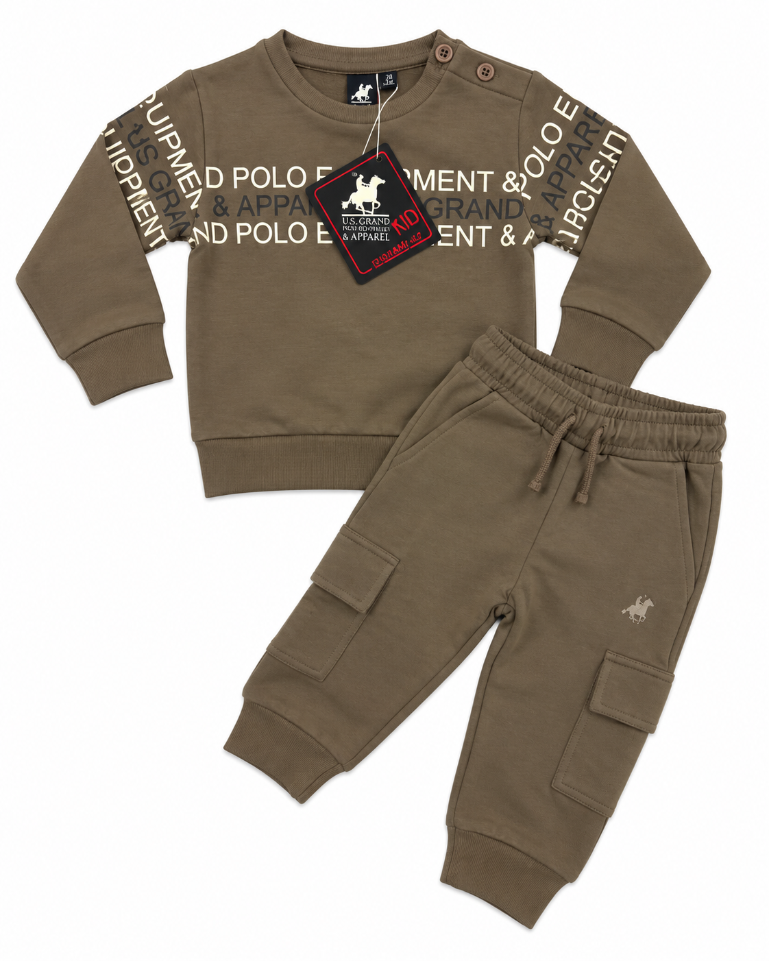 COMPLETO TUTA CARGO NEONATO US GRAND POLO