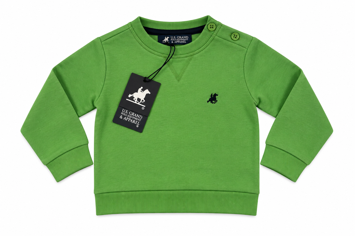 FELPA GIROCOLLO NEONATO US GRAND POLO