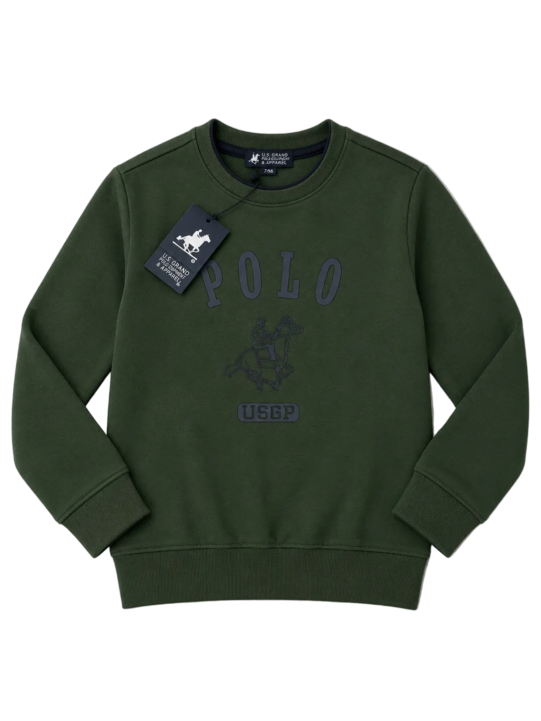 FELPA GIROCOLLO BAMBINO US GRAND POLO