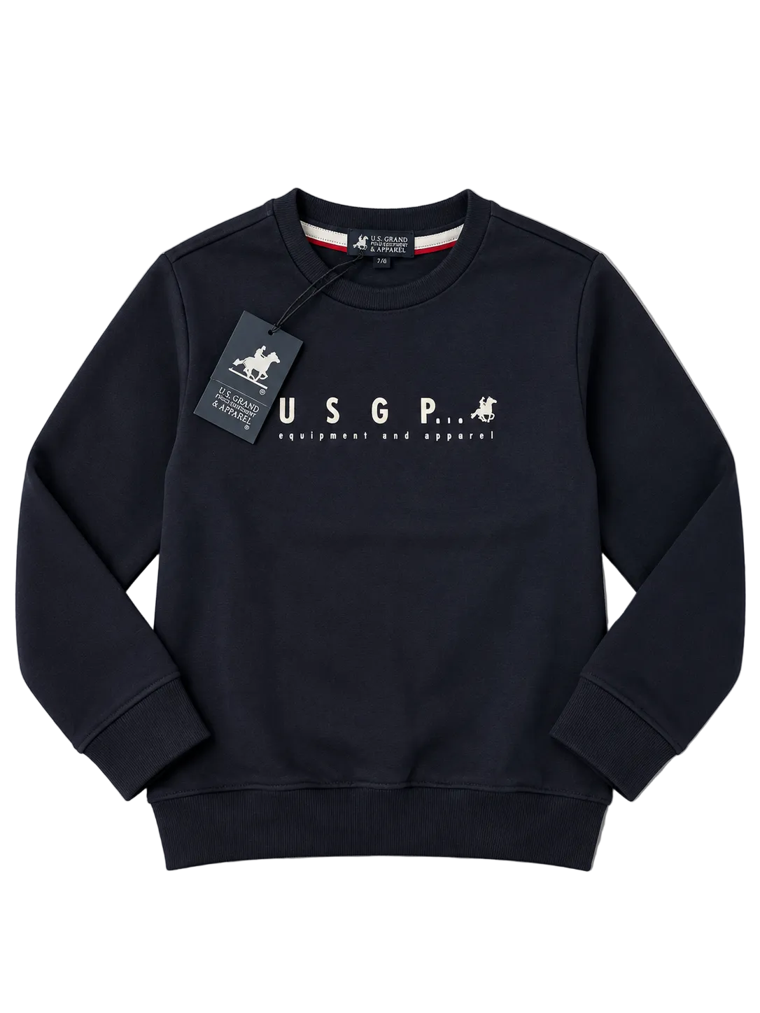FELPA GIROCOLLO BAMBINO  US GRAND POLO