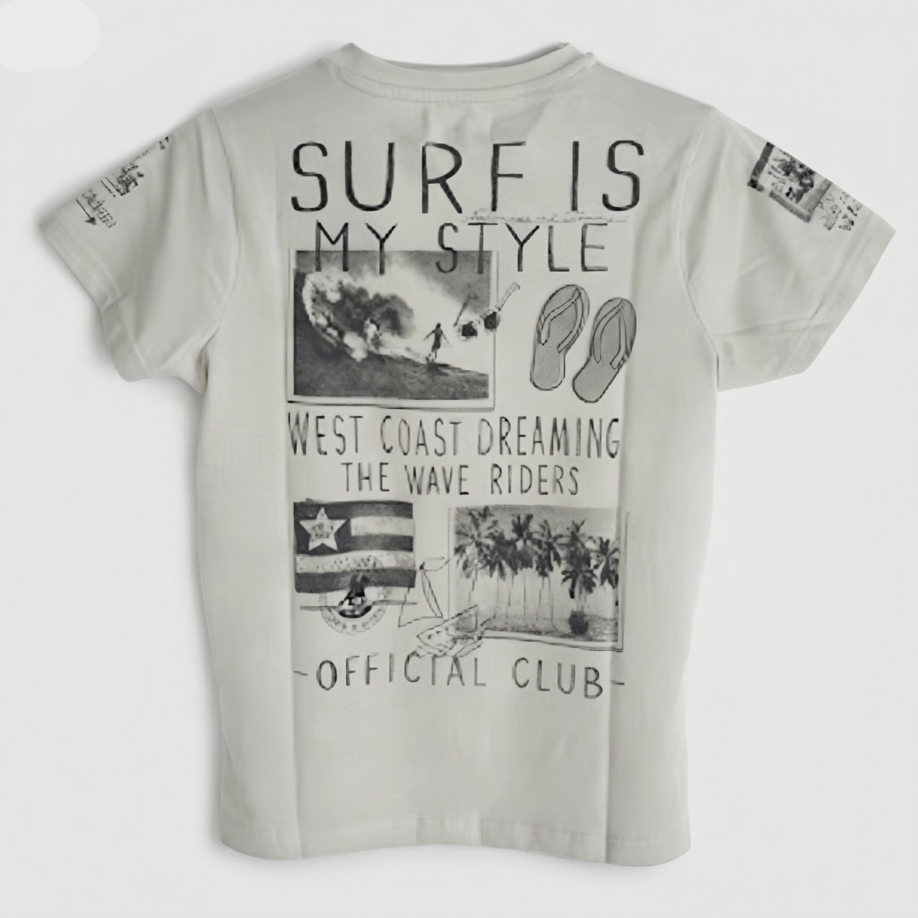 T-shirt mezza manica stampata